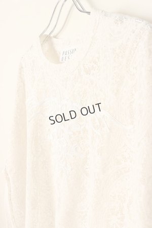 画像5: {SOLD}el conductorH コンダクター CORD EMBROIDERED PAISLEY LACE S/S T-SHIRT{-BCA}