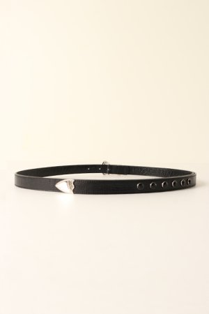 画像2: el conductorH コンダクター CRYSTAL STUD BELT{-BCA}