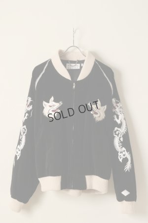 画像1: {SOLD}el conductorH コンダクター VELVETEEN FOX EMBROIDERED SOURVENIR JKT{-BCA}