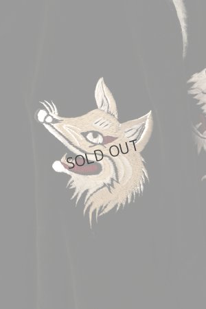 画像2: {SOLD}el conductorH コンダクター VELVETEEN FOX EMBROIDERED SOURVENIR JKT{-BCA}