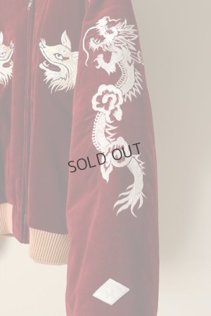 画像4: {SOLD}el conductorH コンダクター VELVETEEN FOX EMBROIDERED SOURVENIR JKT{-BCA}