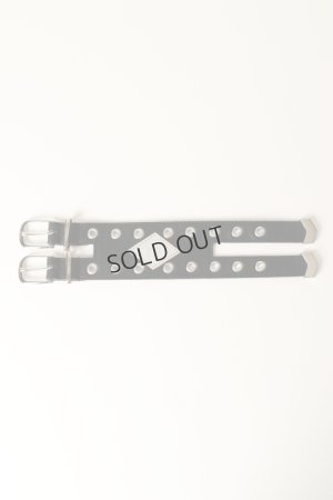 画像3: {SOLD}el conductorH コンダクター DOUBLE BUCKLE LEATHER BRACELET{-BCS}