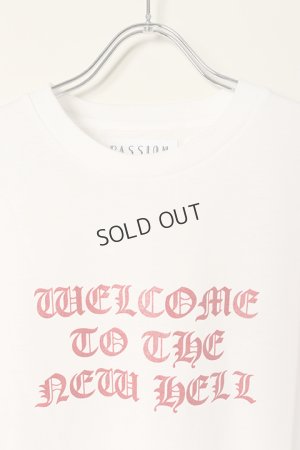 画像2: {SOLD}el conductorH コンダクター COTTON GLITTER PRINT T-SHIRT 'NEWHELL{-BCS}