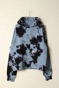 el conductorH コンダクター TIE-DYE HOODED SWEATER{-BCS}