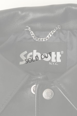 画像2: el conductorH コンダクター x Schott N.Y.C SHEEPSKIN LEATHER COACH JKT{-BCS}