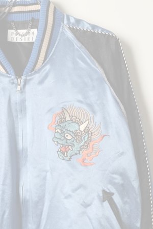 画像3:   el conductorH コンダクター DEMON EMBROIDERED SOURVENIR JKT{-BCS}