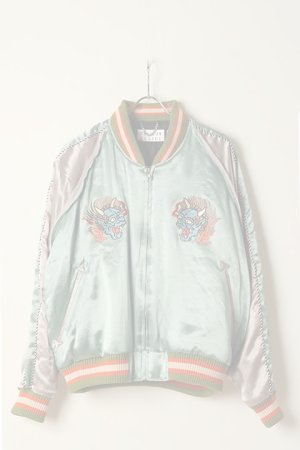 画像1:   el conductorH コンダクター DEMON EMBROIDERED SOURVENIR JKT{-BCS}
