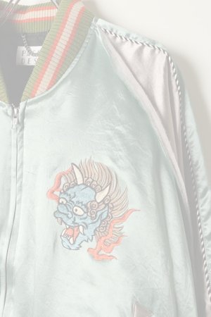 画像3:   el conductorH コンダクター DEMON EMBROIDERED SOURVENIR JKT{-BCS}