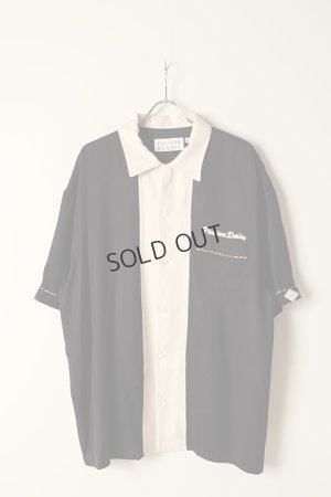 画像1: {SOLD}el conductorH コンダクター RAYON 2TONE BOWLING SHIRT{-BCS}