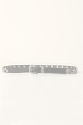   el conductorH コンダクター LEATHER TRAPEZOID STUDS BELT{-BDA}