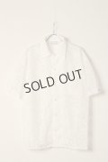 【周年記念 24%OFF ｜32,780円→24,913円】 el conductorH コンダクター FLOWER LACE OPEN COLLAR SHORT SLEEVE SHIRT{-BDA}
