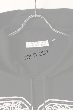 画像2: {SOLD}el conductorH コンダクター CORD EMBROIDERED COTTON HOODED SWEATER TEAM{-BDS}