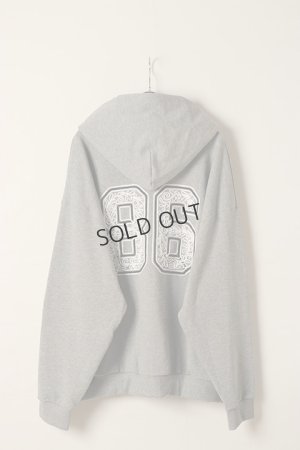 画像5: {SOLD}el conductorH コンダクター CORD EMBROIDERED COTTON HOODED SWEATER TEAM{-BDS}