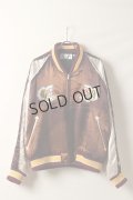 {SOLD}el conductorH コンダクター UPSIDE DOWN TIGER EMBROIDERED AGED SOURVENIR JKT{-BDS}