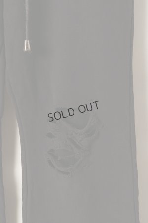 画像3: {SOLD}el conductorH コンダクター DISTRESSED COTTON JERSEY TROUSERS{-BDS}