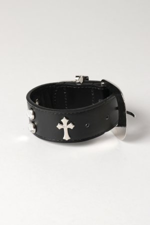 画像4: el conductorH コンダクター CROSS STUDS COWBOY BRACELET{-BEA}