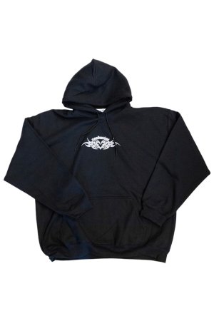 画像1: el conductorH コンダクター HEART TRIBAL PRINT SOUVENIR HOODIE{-BEA}