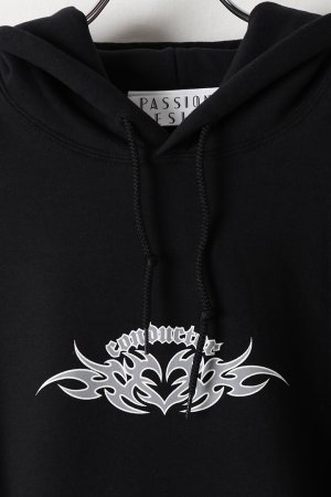 画像2: el conductorH コンダクター HEART TRIBAL PRINT SOUVENIR HOODIE{-BEA}