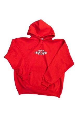 画像1: el conductorH コンダクター HEART TRIBAL PRINT SOUVENIR HOODIE{-BEA}