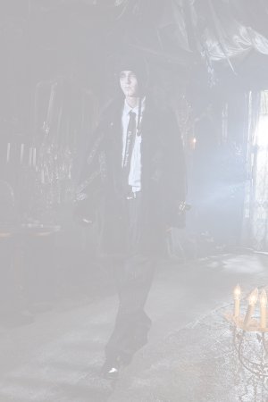 画像2:   el conductorH コンダクター SILK JAQUARD NECKTIE 'The Gloomy Sunday{-BFA}