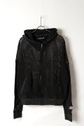 el conductorH コンダクター COTTON MESH FULL ZIPHOODIE{-BFA}