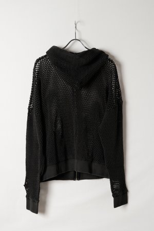 画像5: el conductorH コンダクター COTTON MESH FULL ZIPHOODIE{-BFA}