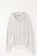 el conductorH コンダクター COTTON MESH FULL ZIPHOODIE{-BFA}