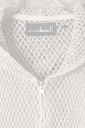 画像2:  {SOLD} el conductorH コンダクター COTTON MESH FULL ZIPHOODIE{-BFA}