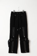 el conductorH コンダクター COTTON CORDUROY BONDAGE EASY TROUSERS{-BFA}