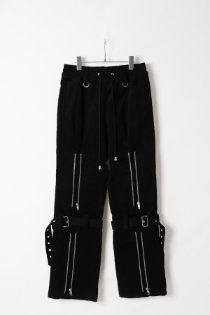 画像1: el conductorH コンダクター COTTON CORDUROY BONDAGE EASY TROUSERS{-BFA}
