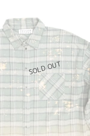 画像4: COTTON FLANNEL CHECK BLEACH SHIRT{-BFS}