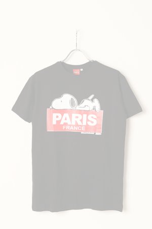 画像1:  {SOLD} PEANUTS ピーナッツ スヌーピー ショートスリーブTシャツ{-BDS}