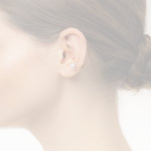 画像4:  {SOLD} Hirotaka ヒロタカ Bumble Bee Pearl Diamond Ear Cuff{-BAS}