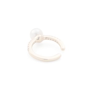 画像3:  {SOLD} Hirotaka ヒロタカ Akoya Pearl Diamond Ear Cuff{-BAS}