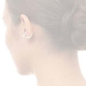 画像5:  {SOLD} Hirotaka ヒロタカ Akoya Pearl Diamond Ear Cuff{-BAS}