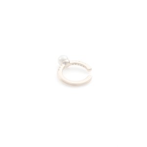 画像3:  {SOLD} Hirotaka ヒロタカ Akoya Pearl Diamond Ear Cuff{-BAS}