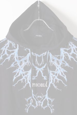 画像2:  {SOLD} PHOBIA フォビア LIGHTING HOODIE{-BJS}