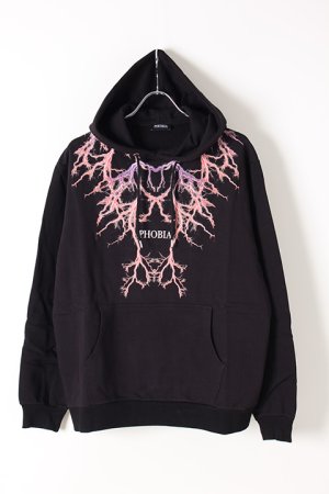 画像1: PHOBIA フォビア LIGHTING HOODIE{-BJS}