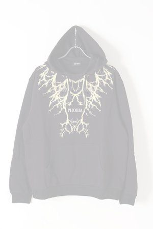 画像1:  {SOLD} PHOBIA フォビア LIGHTING HOODIE{-BJS}