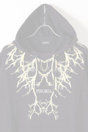 画像2:  {SOLD} PHOBIA フォビア LIGHTING HOODIE{-BJS}