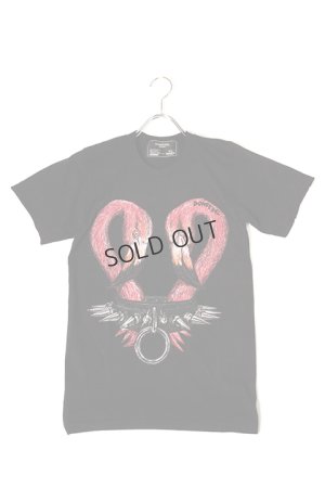 画像1: {SOLD}DOMREBEL ドムレーベル PINKY T-SHIRT ブラックスワロフスキー/カスタムモデル{-AHS}