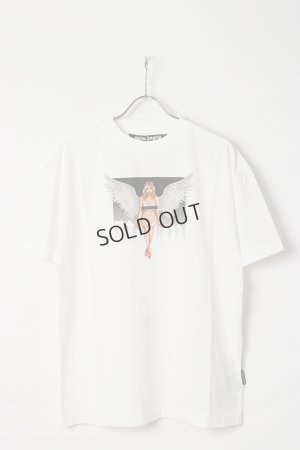 画像1: {SOLD}Palm Angels パームエンジェルス Pin up T-shirt{PMAA001S25JER00A0310-BES}