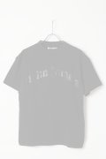  Palm Angels パームエンジェルス Curved Logo T-shirt{PMAA001S25JER0041010-BES}