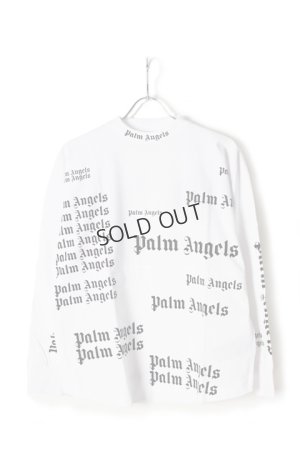 画像1: {SOLD}Palm Angels パームエンジェルス ULTRA LOGO OVER TEE L/S{-AIS}