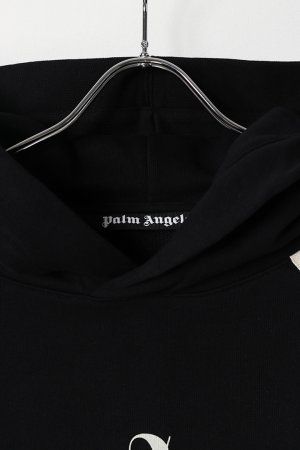 画像7: Palm Angels パームエンジェルス Curved Logo Track hoodie{PMBB171S25FLE001100B-BES}