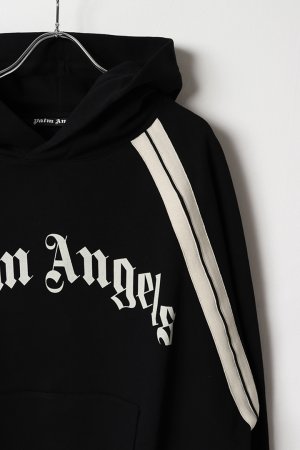 画像8: Palm Angels パームエンジェルス Curved Logo Track hoodie{PMBB171S25FLE001100B-BES}