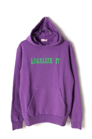 画像1: Palm Angels パームエンジェルス LEGALIZE IT HOODY{-AIS}