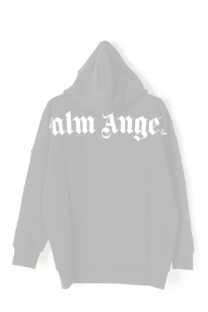 画像1:   Palm Angels パームエンジェルス LOGO OVER HOODY{-AIS}
