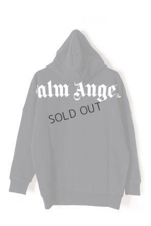 画像1: {SOLD}Palm Angels パームエンジェルス LOGO OVER HOODY{-AIS}