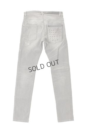 画像2: {SOLD}PHILIPP PLEIN HOMME フィリッププレインオム Clash Denim Pants{PP-201706-03-GRY-AGS}